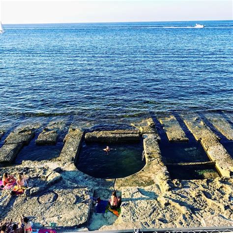 roman era baths in malta.